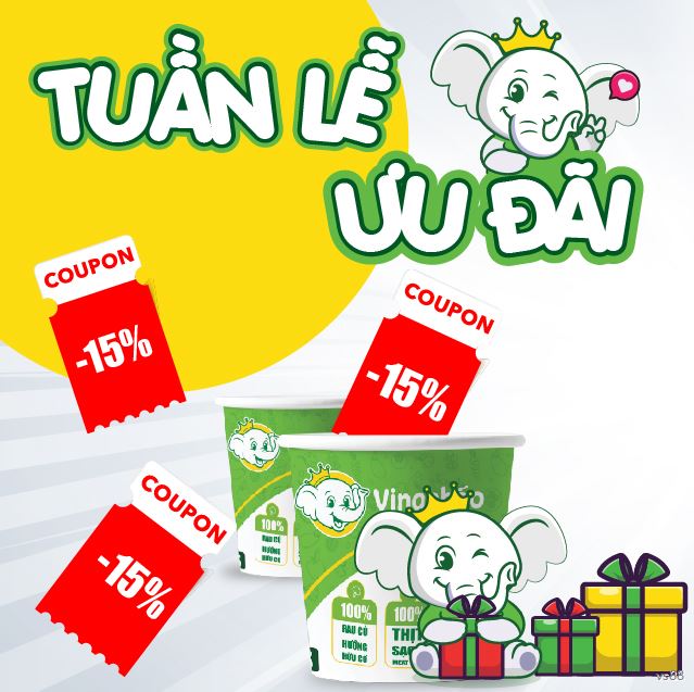 Tuần Lễ Ưu Đãi Tháng 7 Tại Cháo Dinh Dưỡng Vinachao